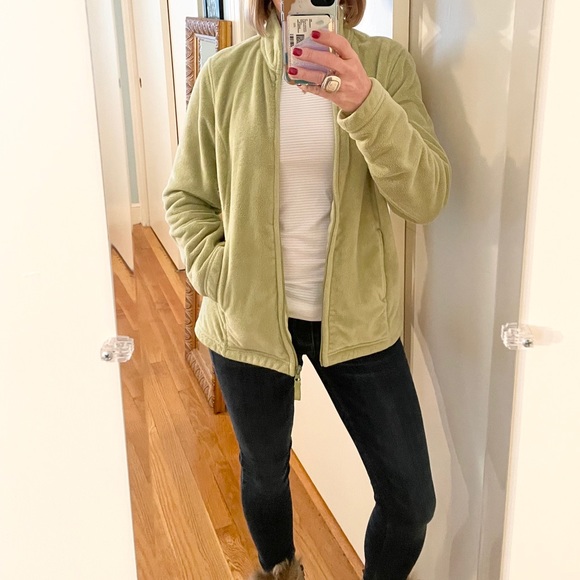 Telluride Clothing Co Lime Fleece Full Zip Jacket - Picture 2 of 9